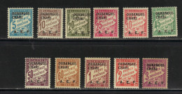 OUBANGUI N° Taxes 1 à 11 * - Unused Stamps