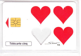 Télécarte 5 Unités - GN 503a - Sosno Coeur Découpé Neuve - 5 Unités