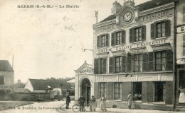 CPA 77 REBAIS LA MAIRIE 1918 - Rebais