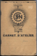 SNCF - Matériel Traction - Carnet D´Atelier - Railway & Tramway