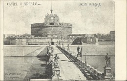 ITALY - VINTAGE POSTCARD 1900/1910 - ROME:CASTEL SANT'ANGELO - ED.R.ROCCAS FOTO ANDERSON NR 44 VERY FINE - - Castel Sant'Angelo