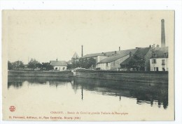 CPA - Chagny -  Bassin Du Canal Et Grande Tuilerie De Bourgogne - Chagny