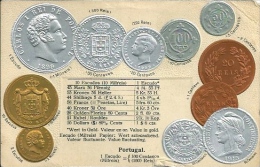 Postcard (Coins) - Portugal Escudo - Munten (afbeeldingen)