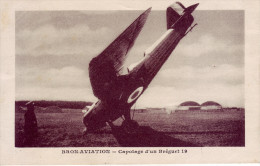 69 - RHÔNE - Bron - Bron-Aviation - Capotage D'un Bréguet 19 - Carte Animée - - Bron