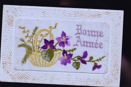 CARTE BRODEES D EPOQUE - Embroidered