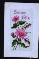 CARTE BRODEES D EPOQUE - Embroidered