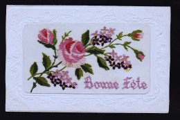 CARTE BRODEES D EPOQUE - Embroidered