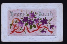 CARTE BRODEES D EPOQUE - Embroidered