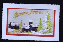 CARTE BRODEES D EPOQUE - Embroidered