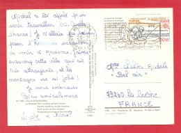 N°Y&T 300 EUROPA ANDORRE Vers FRANCE Le  20 SEPTEMBRE1982(2 SCANS) - Storia Postale