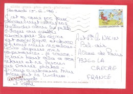 N°Y&T 1880  KPANIAI Vers FRANCE Le  10 JUIN1996 (2scans) - Cartas & Documentos