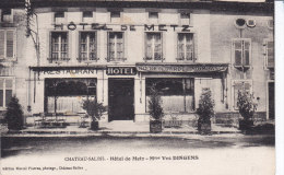 CHATEAU-SALINS,  Hotel De Metz, Mme DINGENS, Non Circulee - Chateau Salins