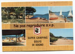 - 599 - Super Camping De Golfo Di Sogno, Côte Orientale, Multi Vues, Grand Format, Non écrite, TBE, Scans. - Altri & Non Classificati