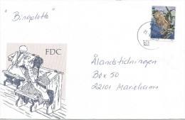 Aland 1996 WWF Owl Cover - Lettres & Documents