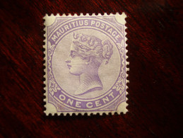 MAURITIUS 1893-94 Queen Victoria Issue ONE Cent  Pale Violet Of 1893 MINT With Hinge. - Mauritius (...-1967)