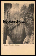 ALTE POSTKARTE SALZACH-ÖFEN BEI GOLLING 1903 Bezirk Hallein Salzachöfen Klamm Gorge Flume Ansichtskarte AK Cpa Postcard - Golling