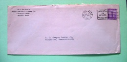 USA 1942 Cover Boston To Worcester - Torch - Insurence Slogan - Cartas & Documentos