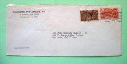 USA 1948 Cover San Jose To San Jose - Indian Centennial - Map Seal - McLoughlin Jason Lee Ox Wagon Oregon - Cartas & Documentos