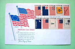 USA 1968 FDC Cover - American Flags - Cartas & Documentos