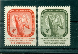 Nations Unies New York 1959 - Michel N. 80/81 -  Conseil De Tutelle - Unused Stamps