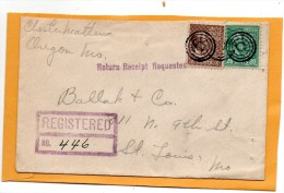 United States 1945 Registered Cover - Cartas & Documentos