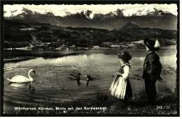 Wörthersee Kärnten  -  Motiv Mit Den Karawanken  -  Ansichtskarte Ca.1957    (2836) - Klagenfurt