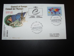 1949-1999 FDC CONSEIL EUROPE COUNCIL OF EUROPE TIRAGE LIMITE 500 Ex. - Cartas & Documentos