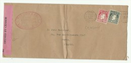 1940: Censure Irlandaise Sur Lettre Pour La France - Storia Postale