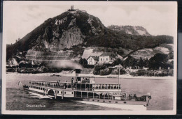 Drachenfels Mit Rheindampfer - Drachenfels