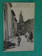 BOUCHES DU RHONE-TREMBLEMENT DE TERRE 11 JUIN 1909-PELISSANNE-LE CLOCHER DECAPITE-ANIMEE - Pelissanne