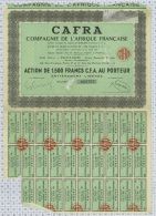 Cie De L'Afrique Française CAFRA - Africa