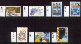Niederlande Mi.-Nr. 1198 + 1210 + 1221 + 1222 + 1223 + 1227 + 1233  Gestempelt - Sammlungen