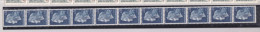 FRANCE ROULETTE N° 56 0.25 C BLEU TYPE SCHEFFER N° ROUGE AU VERSO NEUF SANS CHARNIERE - Roulettes