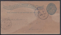 CANADA - 1891 -  ENTIER POSTAL DE ESSE A DESTINATION DE LONDON (ONTARIO) - - 1860-1899 Regno Di Victoria