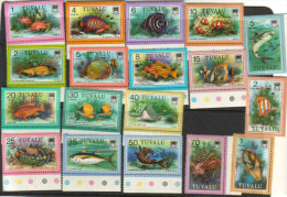 TUVALU CORAL FISHES MARINE LIFE SET OF 18 ISSUED 1979 MINT SG105-21 READ DESCRIPTION !! - Tuvalu