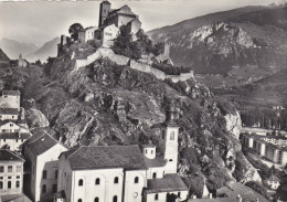 SUISSE,SWITZERLAND,SWISS, HELVETIA,SCHWEIZ,SVIZZERA ,VALAIS,SION EN 1965,vue Aerienne,photo Perrochet - Sion