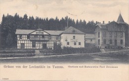 Lochmühle / Ts., Gastwirtschaft Und Restauration Ferd Zwermann - Taunus