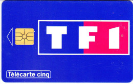 Télécarte 5 Unités - GN 179a TF1 Logo Numérotée Vide - 5 Eenheden