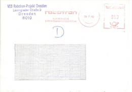 DDR Dresden AFS 07-1990 Robotron Elektronische Datenverarbeitungssysteme VEB Robotron-Projekt - Maschinenstempel (EMA)