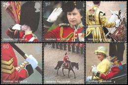 GRAND-BRETAGNE 2005 - Revue Des Troupes, Reine Elisabeth II  - 6v Neufs// Mnh - Unused Stamps