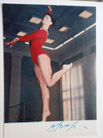 SOVIET SPORT. GYMNASTICS. GYMNAST  Zinaida Voronina . OLD Postcard 1972 - USSR - Ginnastica