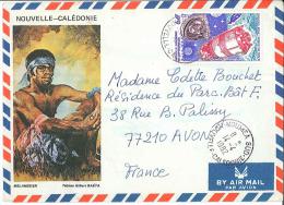 Enveloppe Nouvelle Calédonie Et Dépendances - Mélanésien - Par Avion -  1982 - Storia Postale