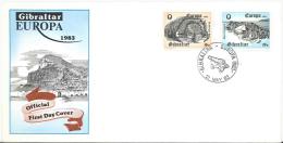 FDC - Gibraltar - Europa 1983 - Gibilterra