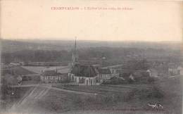 Champvallon   89   L'Eglise Et Un Coin Du Village - Autres & Non Classés