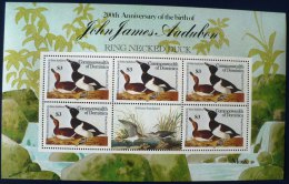 DOMINIQUE (dominicana) CANARDS, AUDUBON, Yvert N° 850 Emis En Feuillet. Neuf Sans Charniere MNH - Canards