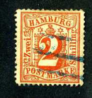 4752A  Hamburg 1864  Michel #13  Used  Offers Welcome! - Hambourg