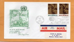 United Nations New York 1972 FDC - FDC