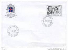 ISLANDE   FDC 1979  Mi 545 - FDC