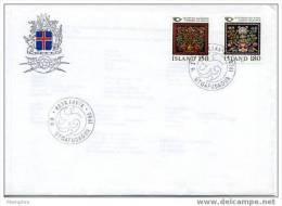 ISLANDE   FDC 1980  Mi 556-7  Emission Commune Des Pays Nordiques - FDC