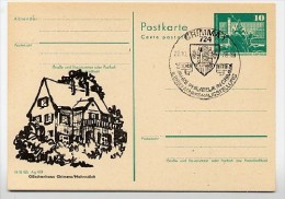 DDR P79-21a-78 C70-a Postkarte PRIVATER ZUDRUCK Grimma/Höhnstädt Sost. WAPPEN 1978 - Privé Postkaarten - Gebruikt